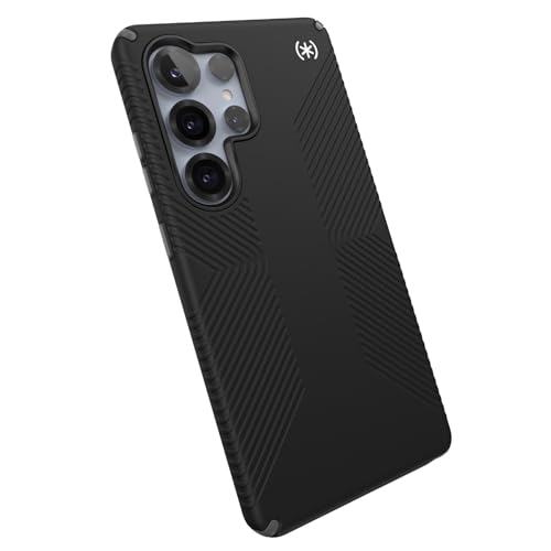 Speck Samsung Galaxy S25 Ultra Case - 13-Foot Drop Protection, No-Slip Grips - Samsung S25 Ultra Case - Raised Bezel and Enhanced Buttons - Presidio 2 Grip - Black/Slate Grey(Pack of 1) - Image 4