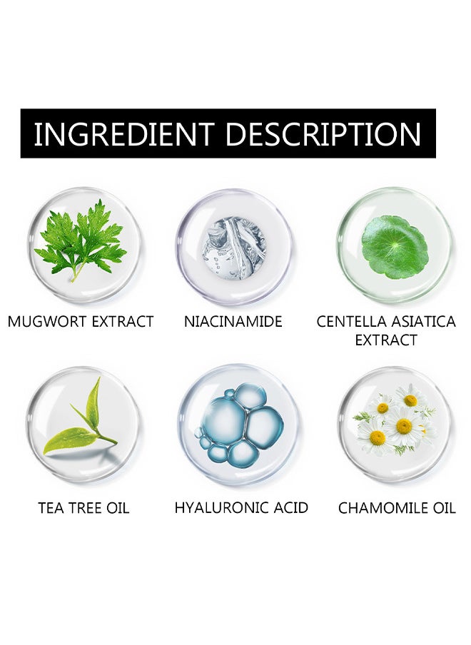 West&Month - Mugwort Acne Clay Stick, Mugwort Anti Pores And Acne Clay Mask, Cleansing Mask Mud Mask For Men And Women, Moisturizing Oil Control Shrink Remove Blackheads, Shrink Pores, Improve Skin Tone - Image 1