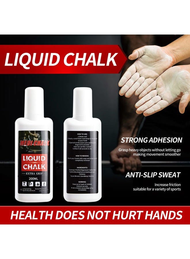MEDI CHALK Togear Liquid Chalk, Sports Chalk, Hand Grip Chalk,Weightlifting Chalk,Gym Chalk,Work Out Chalk for Cross Training, Powerlifting,Pole Dance(3x50ML) - Image 2