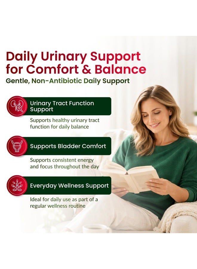 ForestLeaf D Mannose 1000mg Capsules - D-Mannose with Cranberry, Hibiscus & VIT C, Urinary Tract Health for Women and Men, DMannose Pills for UTI, Urinary Health & Bladder Support 120 Capsules - Image 4