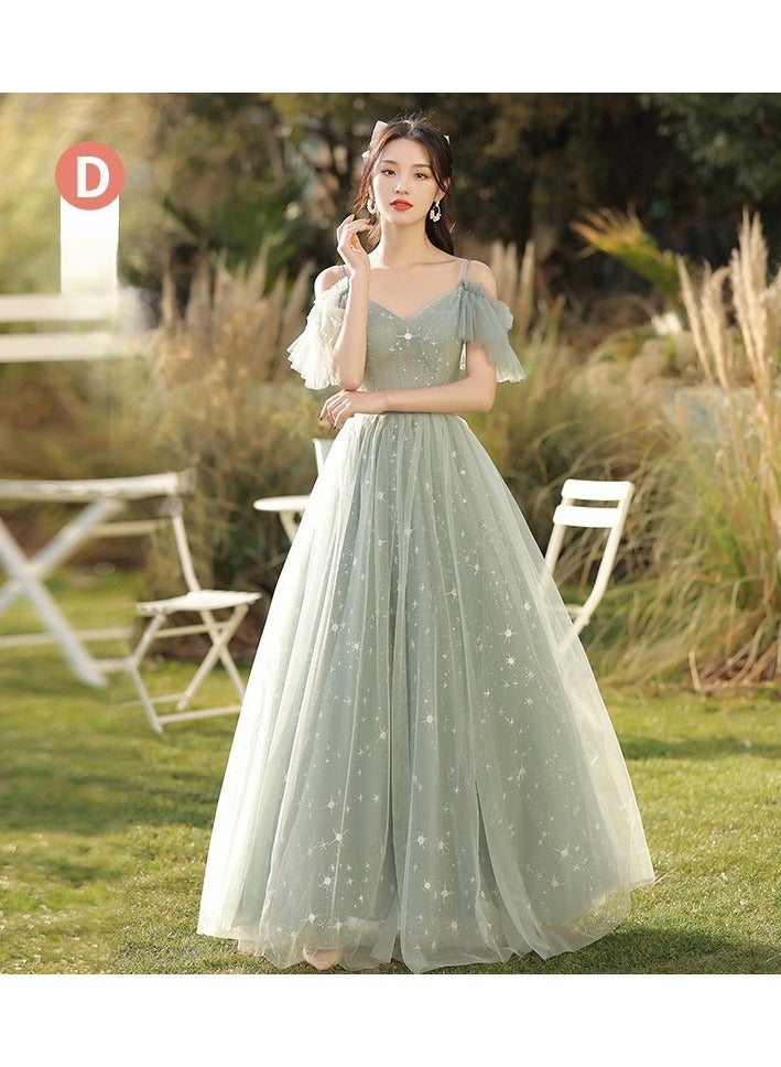 KUYING New Fashionable and Elegant Bridesmaid Dress  - Image 1