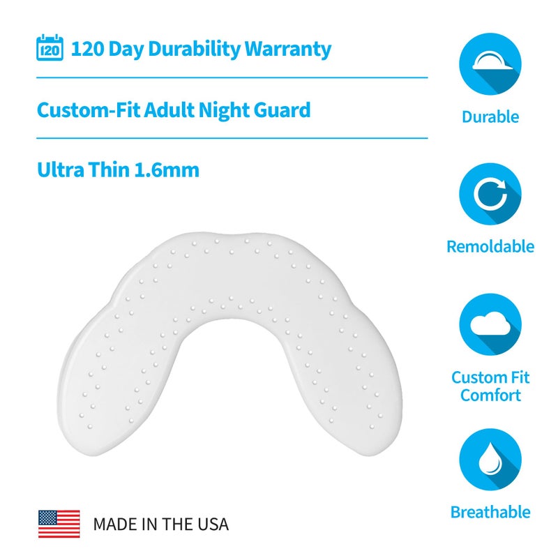 SOVA Aero Night Guard with Case - 1.6mm Thin - Custom-Molded Fit - Protects Against Nighttime Teeth Grinding & Clenching - FSA/HSA Eligible - Odor & Taste Free - Remoldable Up to 20 Times - Non Toxic - Image 4