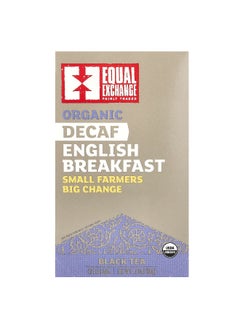 Equal Exchange Equal Exchange, Organic Decaf English Breakfast, Black Tea, 20 Tea Bags, 1.41 oz (40 g)  - Image 1