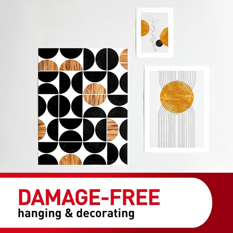Command Poster Strips, Damage Free Hanging Poster Hangers, No Tools Wall Hanging Strips for Posters, 48 White Adhesive Strips - Image 3