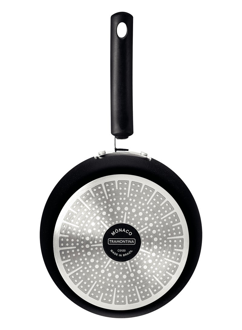 TRAMONTINA Since 1911,Made in Brazil- Monaco Induction 20cm 2.6L Black Aluminum Saucepan with Interior and Exterior Starflon Premium PFOA Free Nonstick Coating - Image 4