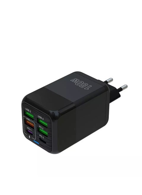 150W Multi-Port USB-C Super Fast Wall Charger Power Adapter