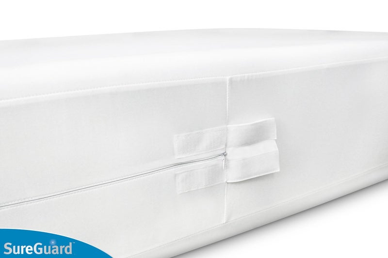 SureGuard Mattress Protectors Queen Size SureGuard Box Spring Encasement - 100% Waterproof, Bed Bug Proof, Hypoallergenic - Premium Zippered Six-Sided Cover  - Image 4