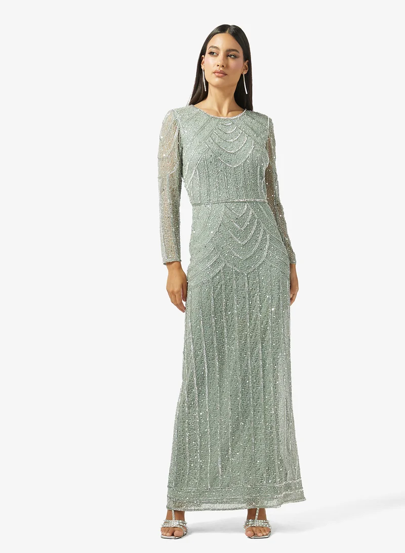 Embellished Evening Dress