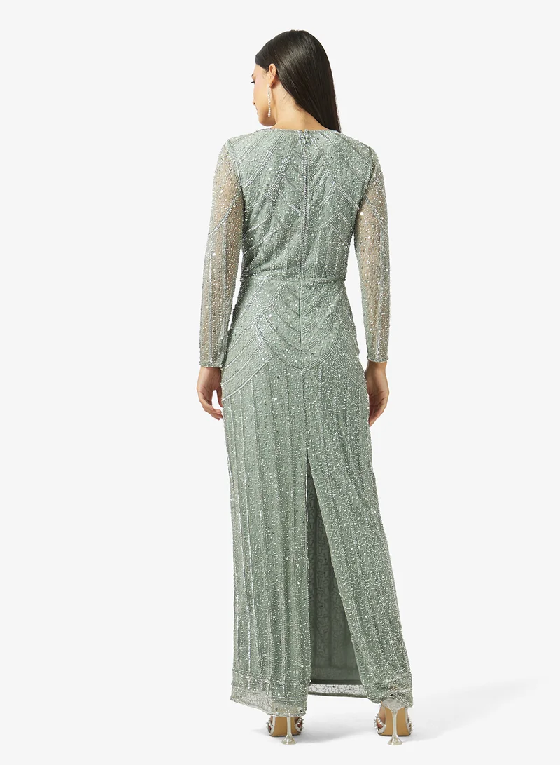 Namshi x Embellished Evening Dress
