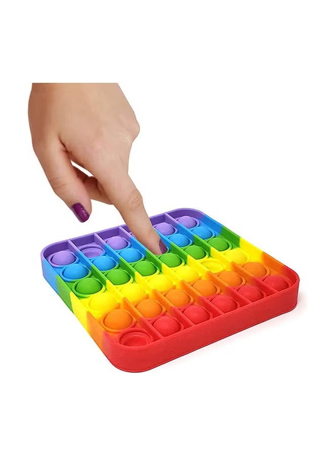 لعبة ضغط الفقاعات المصنوعة من السيليكون لتخفيف التوتر، متينة وقوية، 5×5 بوصة - Image 3