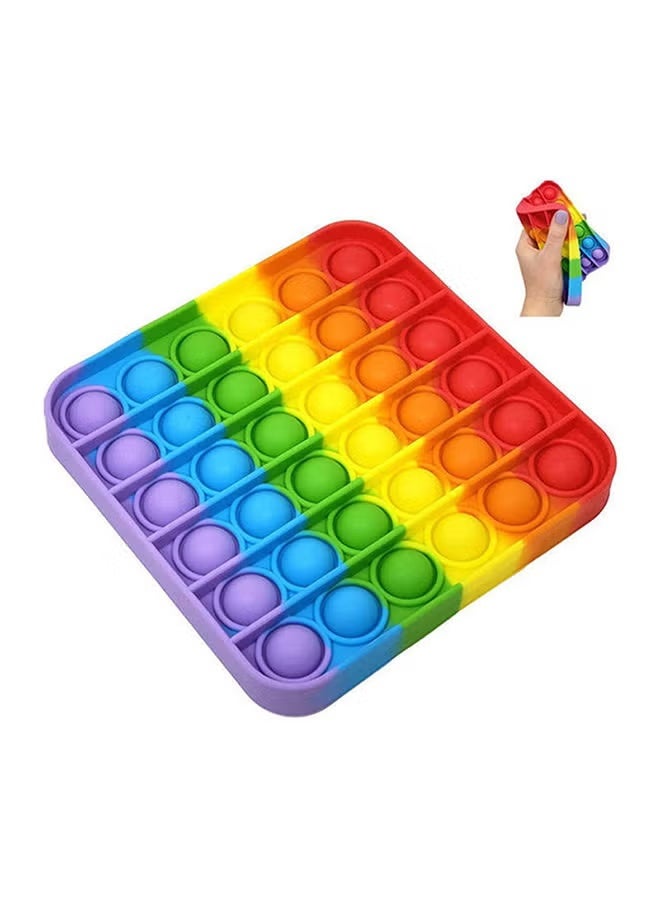 لعبة ضغط الفقاعات المصنوعة من السيليكون لتخفيف التوتر، متينة وقوية، 5×5 بوصة - Image 4