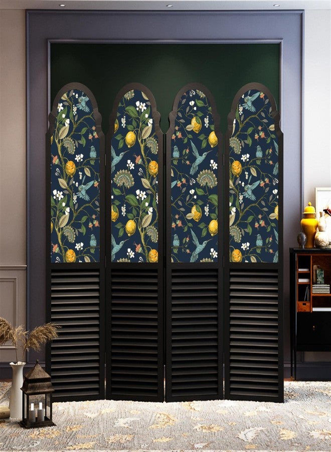 Blooming Wall Blue Bird Fresh Lemon Tree Peel and Stick Wallpaper Removable Self Adhesive Wall Mural Wall Decor, 14.5 Square Ft/Roll - Image 3