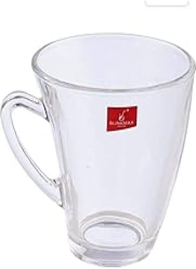 Blinkmax Blink Max brand cup set, pure glass, set of 6 pieces, code: B88 