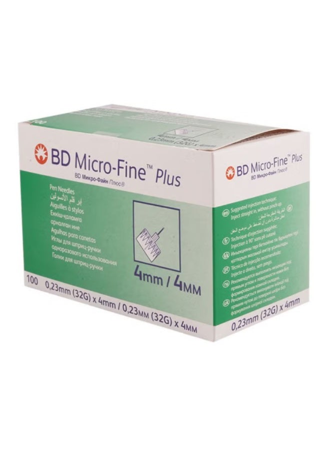 Micro‑Fine Plus Penta Point Pen Needles 32 G × 4 mm
