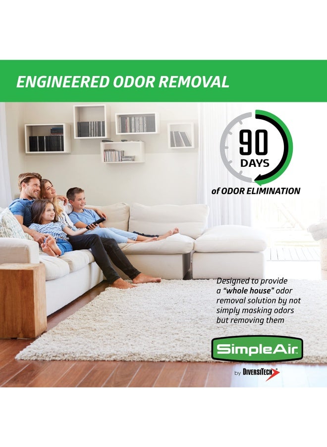 SimpleAir Duct Fresh Gel Hvac Air Freshener Cleaner Deodorizer Non Toxic For Odor Block Small - Image 3