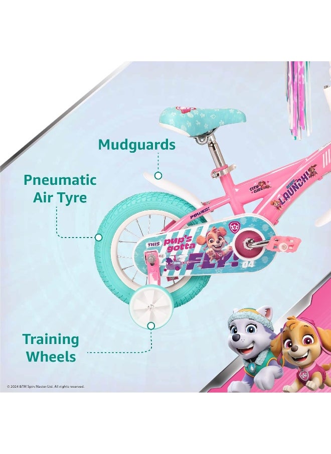 Spartan - Paw Patrol Skye Bicycle Pink 12" S,Sp-3203 - Image 1