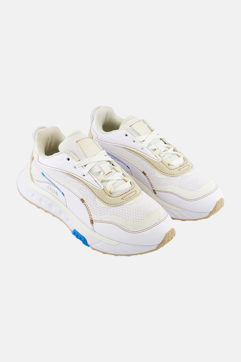 PUMA Women Wild Rider Unfold Infuse Lace Up Outdoor Shoes, White - Image 1