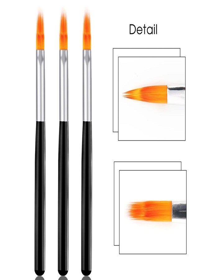 DANNEASY 5Pcs Ombre Nail Brush Nail Art Sponge Nail Gradient Brush Nail Art Pens Acrylic Nail Brush Set Manicure DIY&Salon Tools - Image 5