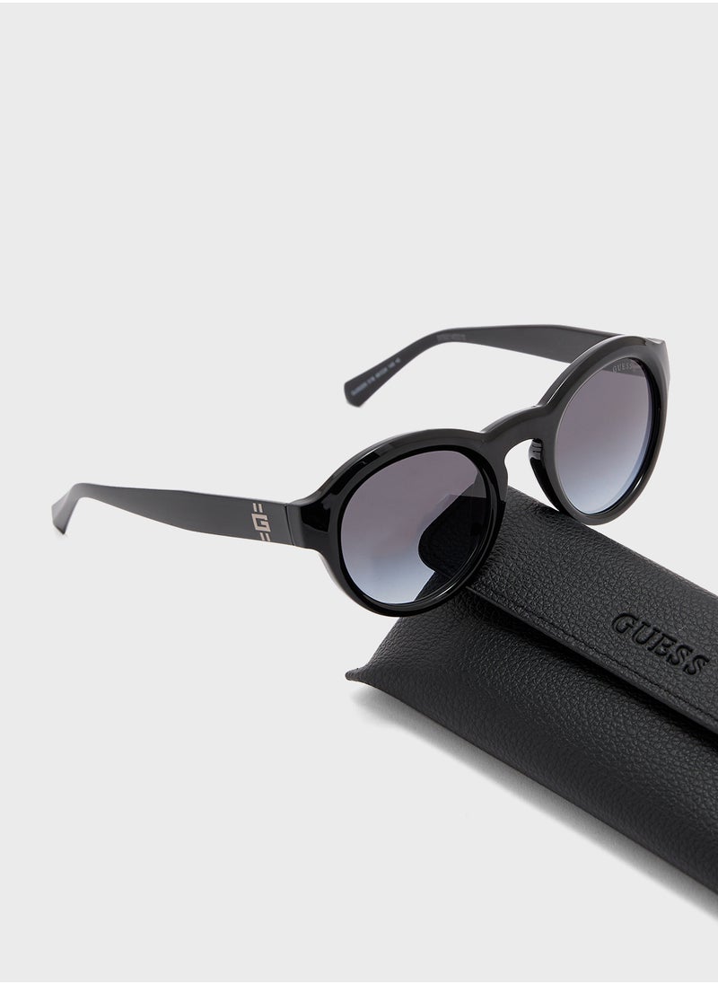 GUESS - Uv-Protected Round Sunglasses - Image 1
