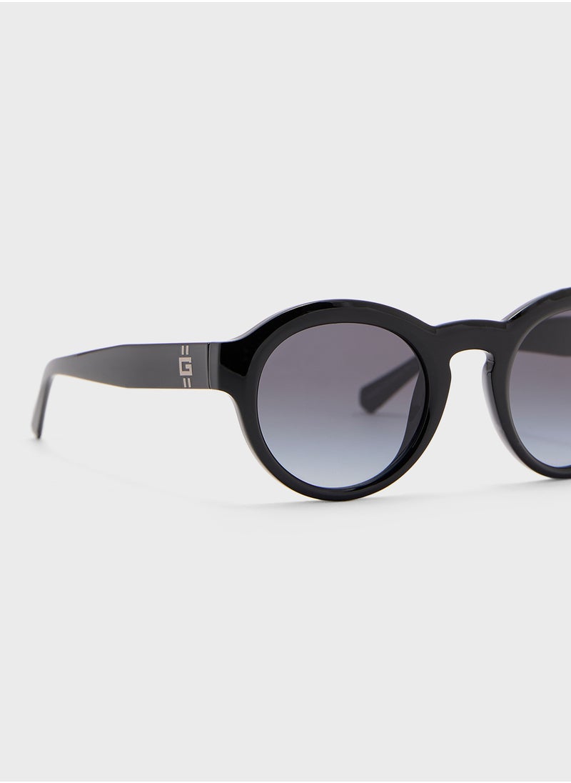 GUESS - Uv-Protected Round Sunglasses - Image 1