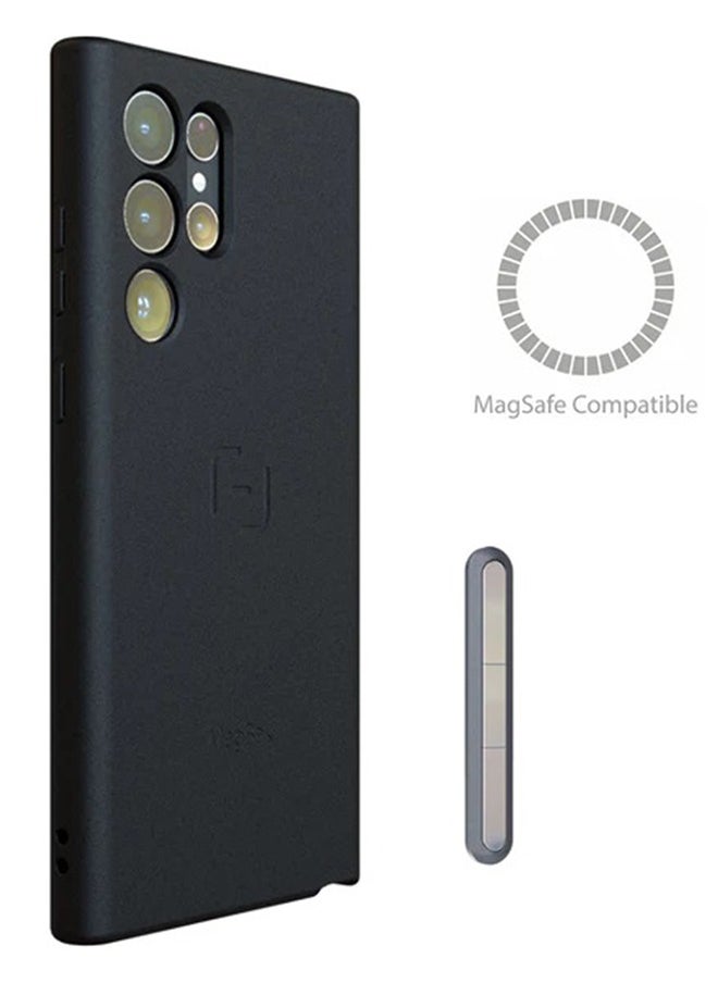 MagBak case for Samsung Galaxy S23 Ultra with 1 MagStick to Mount Anywhere