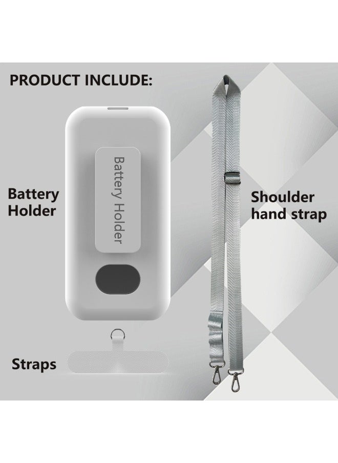 General - Compatible Apple Vision Pro Battery Clip Case Apple MR Power Clip Storage Cross-Width Protective Case Battery Case - Image 1