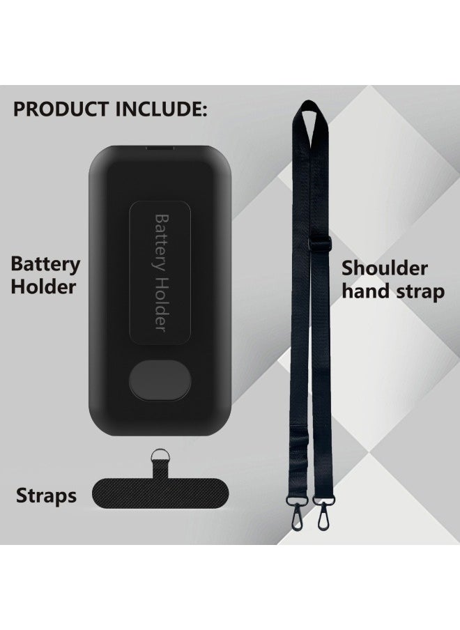 General - Compatible Apple Vision Pro Battery Clip Case Apple MR Power Clip Storage Cross-Width Protective Case Battery Case - Image 1
