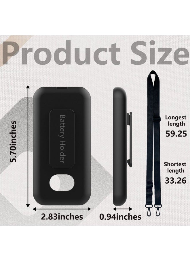 General - Compatible Apple Vision Pro Battery Clip Case Apple MR Power Clip Storage Cross-Width Protective Case Battery Case - Image 1