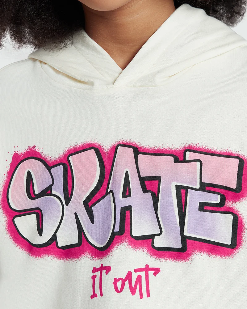 Ovs Marshmallow Hooded Sweatshirt For Girls