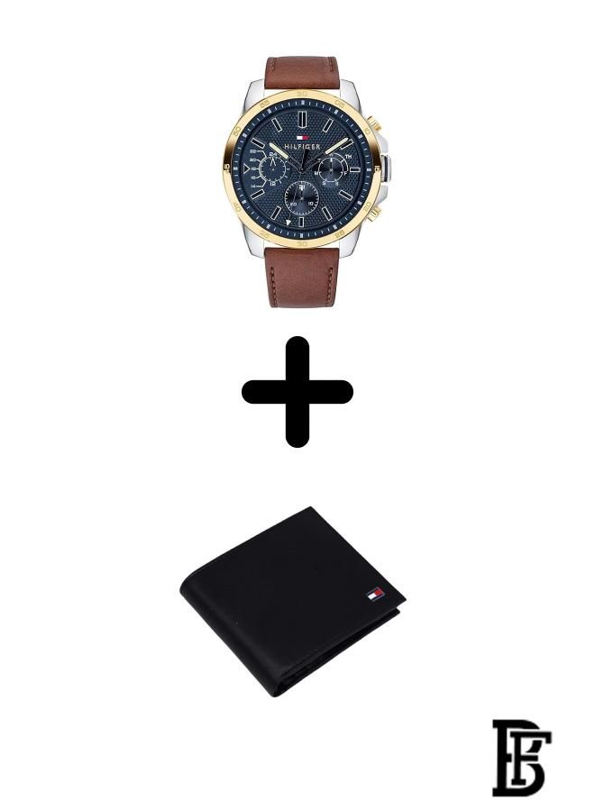 TOMMY HILFIGER Tommy Hilfiger Chronograph Watch 1791561 + Tommy Wallet  - Image 1
