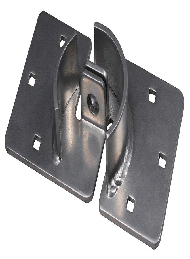 Trimax THSP2C Hockey Puck Internal Shackle Door Hasp - 2 Piece - Image 2