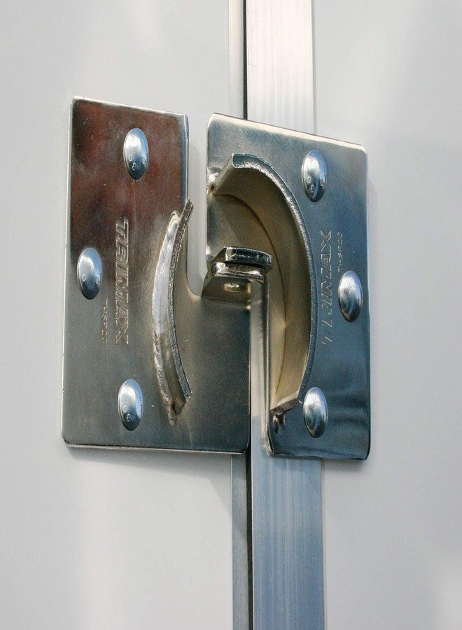 Trimax THSP2C Hockey Puck Internal Shackle Door Hasp - 2 Piece - Image 5