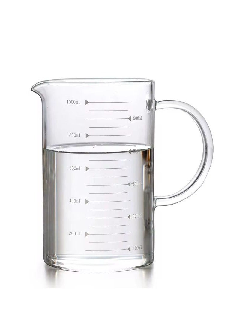 اباريك الصفا وعاء قياس زجاجي شفاف 1000ملم - Image 2