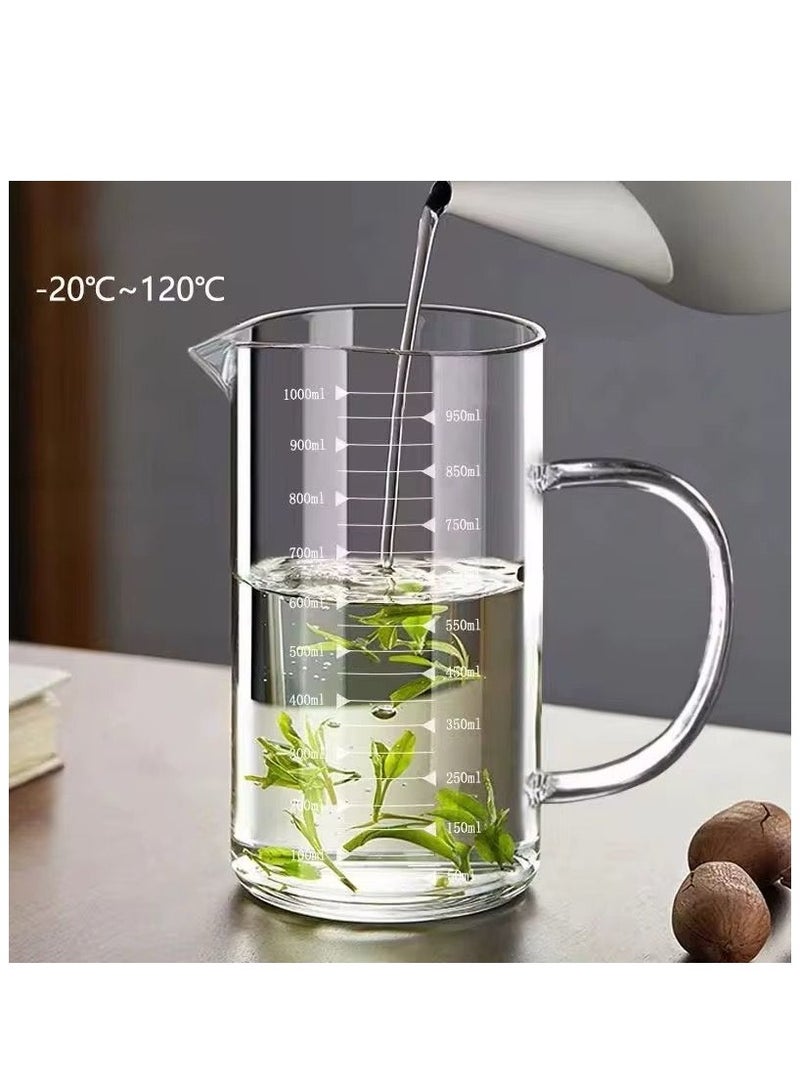 اباريك الصفا وعاء قياس زجاجي شفاف 1000ملم - Image 1