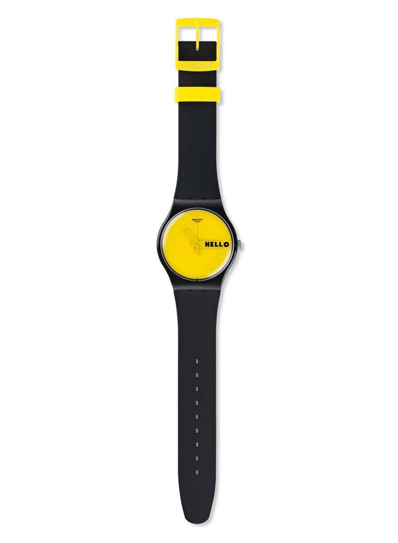 Swatch Men Ciao Tutti Quartz Movement Water Resistant Wrist Watch - 43 Mm - Image 3