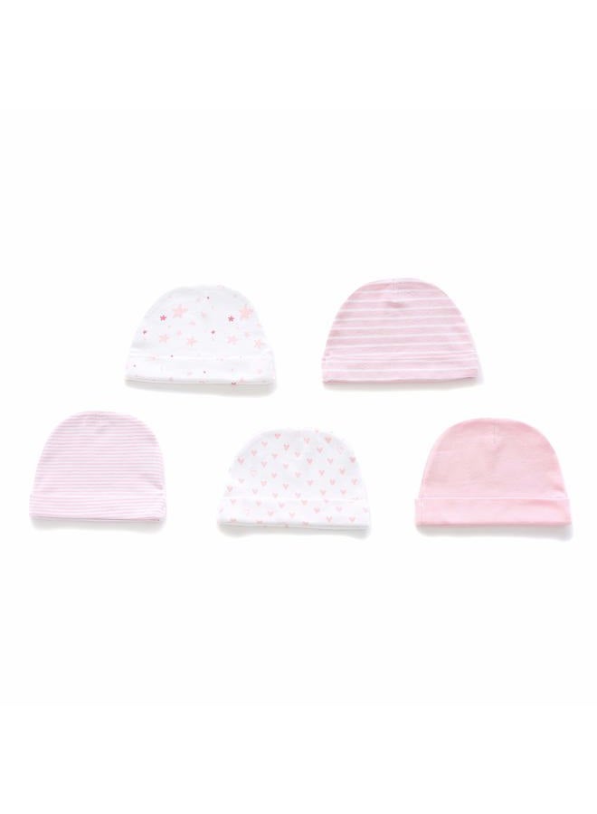 Kiddiezoom Unisex Baby Layette Essentials Giftset Clothing Set 19-Piece For Newborn Baby, Pink3, 0-3 months - Image 3