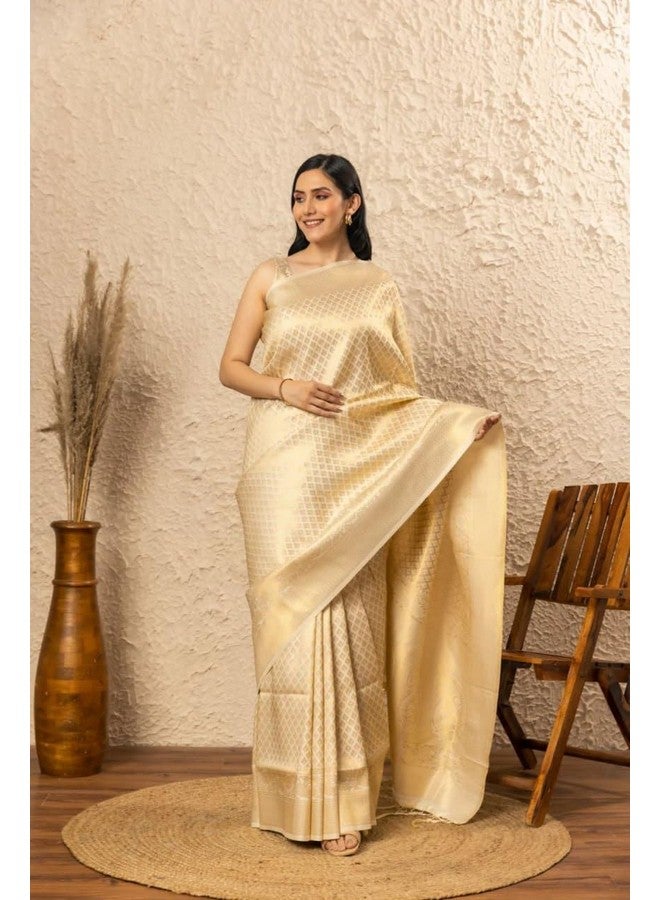 Avantika Fashion Women's Kanjivaram Soft Pure Silk Banarasi Sarees With Blouse Piece Multicolor - Image 2