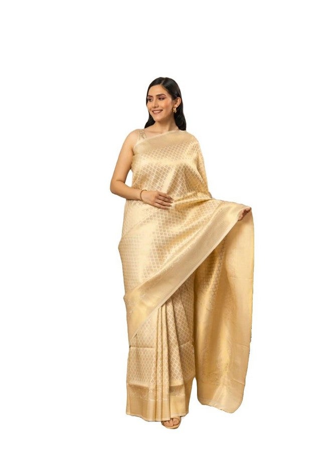 Avantika Fashion Women's Kanjivaram Soft Pure Silk Banarasi Sarees With Blouse Piece Multicolor - Image 1