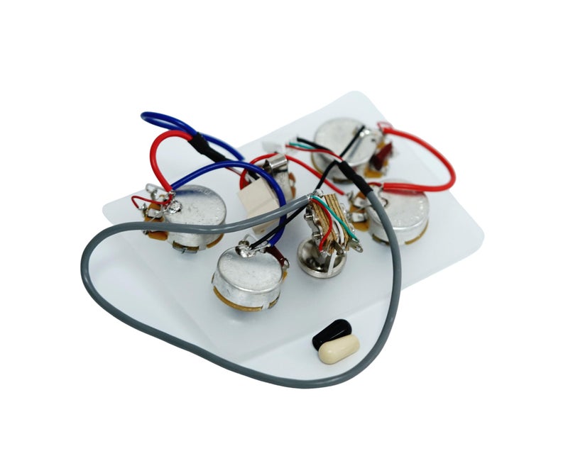 Guyker 1 Set LP Electric Guitar Pickup Wiring Harness Compatible with EPI SG LP Dot (1 Toggle Switch + 4 Pots + Jack) - Image 1