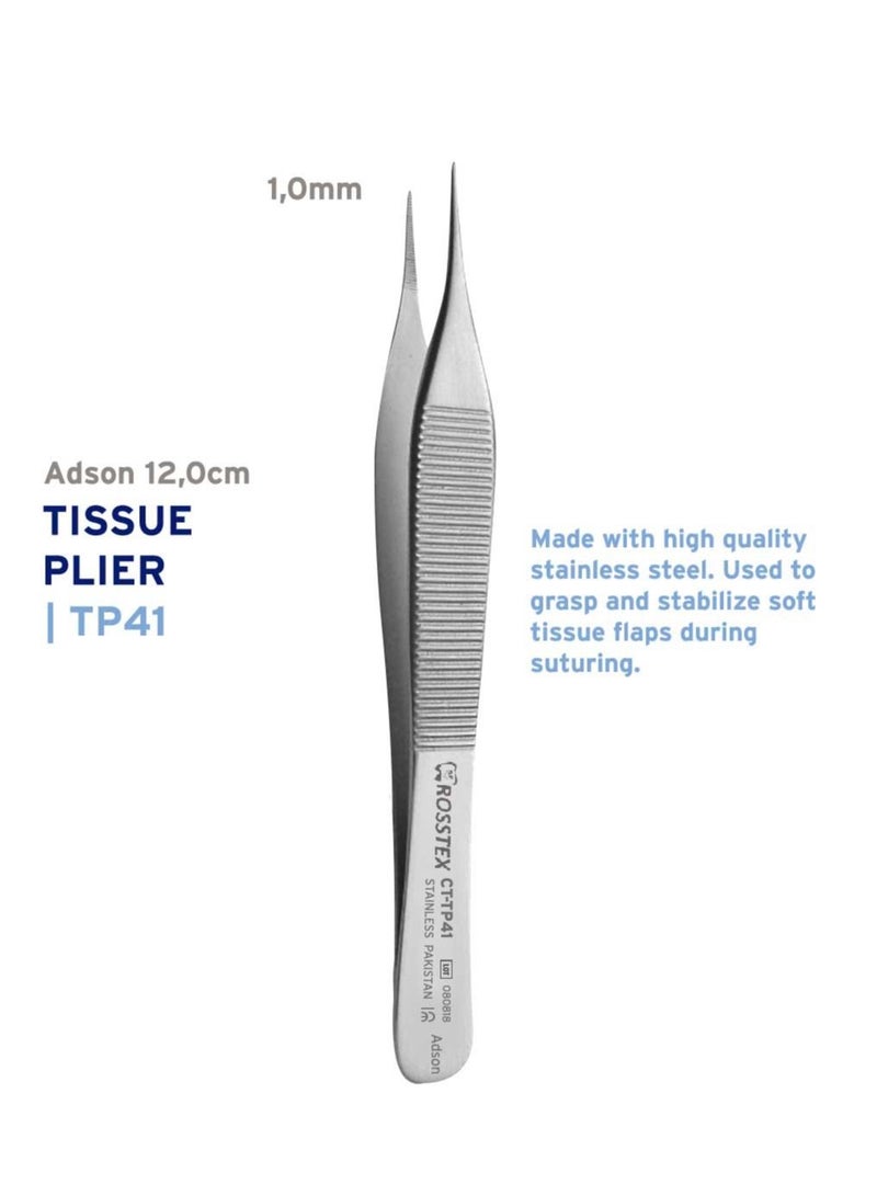 Crosstex Dental Adson Tissue Plier 12,0cm