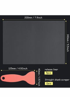 Excefore FEP Film, High Transmittance Strength Film with Replacement Plastic Spatulas, Thickness 0.15 mm Compatible with UV DLP 3D Printers, LCD SLA Resin (140 x 200 mm)  - Image 2