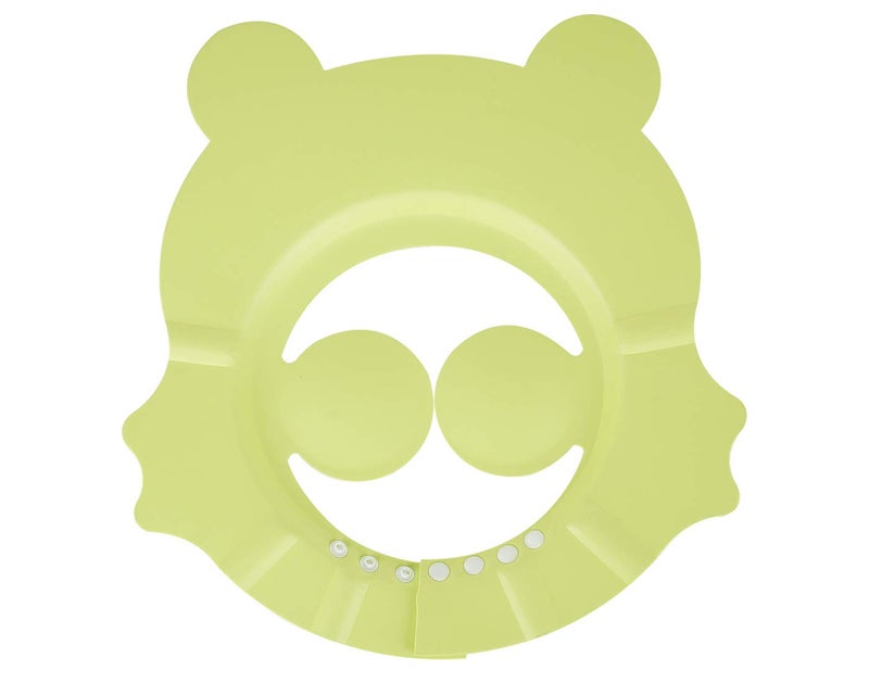 AUF Comfortable Soft Baby's and Kid's Shower Cap with Ear Protection Pads (Green ) - Image 2