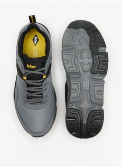 Lee Cooper Men's Panelled Low Ankle Lace-Up Sneakers  - Image 4