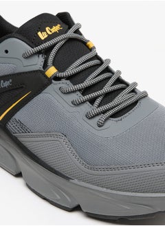 Lee Cooper Men's Panelled Low Ankle Lace-Up Sneakers  - Image 5