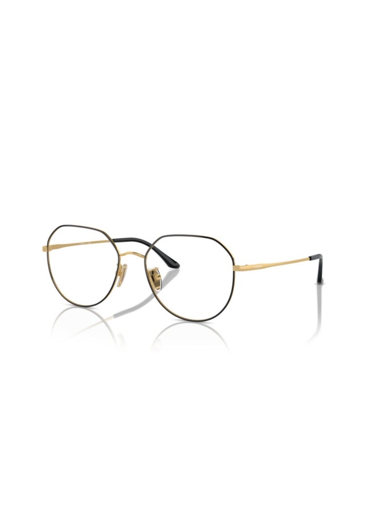Vogue Vogue Woman Irregular  Eyeglasses- Vo 4301D - Lense Size:55Mm - Top Black/Gold  - Image 1