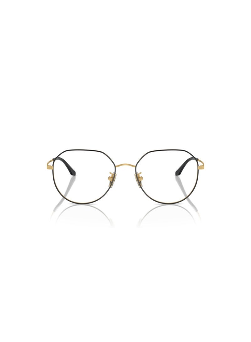 Vogue Vogue Woman Irregular  Eyeglasses- Vo 4301D - Lense Size:55Mm - Top Black/Gold  - Image 5