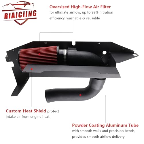 RiAiCiING Cold Air Intake Kit Compatible with BMW F22 220i 228i/F30 F31 F34 320i 328i /F32 F33 420i 428i N20 N26 2.0T, Increases Horsepower & Torque, Improve throttle response - Image 4