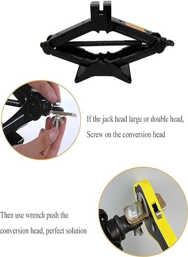 TONSYL Jack Ratchet Wrench for Scissor Head Reinforced Design & Labor-Saving Tire Wheel High Torque Car Positive And Reversal Knob For Travel/Truck/SUV/Vans - Image 2