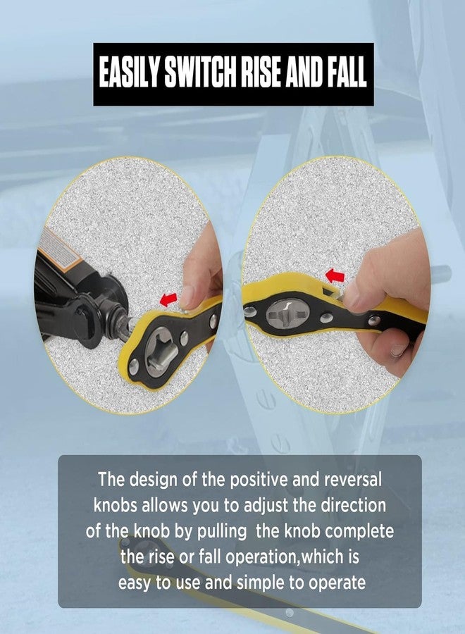 TONSYL Jack Ratchet Wrench for Scissor Head Reinforced Design & Labor-Saving Tire Wheel High Torque Car Positive And Reversal Knob For Travel/Truck/SUV/Vans - Image 5