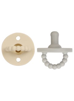 Sugar Sprinkle - Earl grey Pacifier+ Vanilla Pacifier & Teether